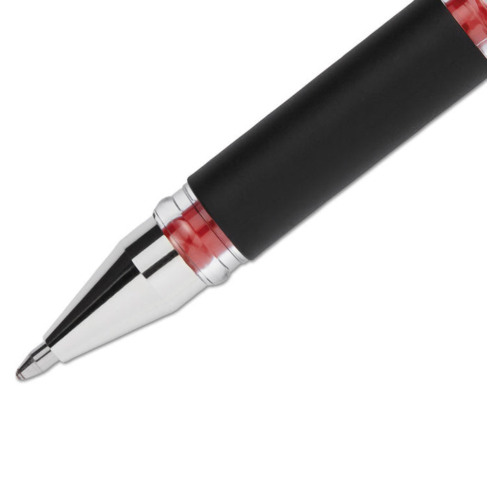 207 Impact Gel Pen, Stick, Bold 1 mm, Red Ink, Black Barrel