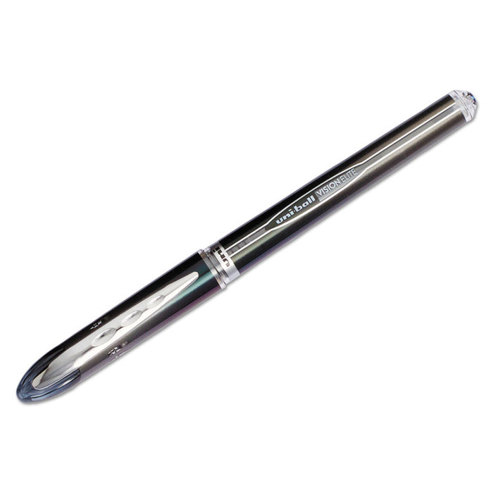 VISION ELITE Roller Ball Pen, Stick, Extra-Fine 0.5 mm, Black Ink, Black Barrel