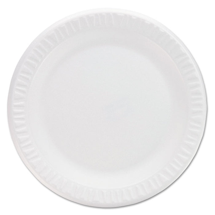 Concorde Non-Laminated Foam Plates, 9" dia, White, 125/Pack