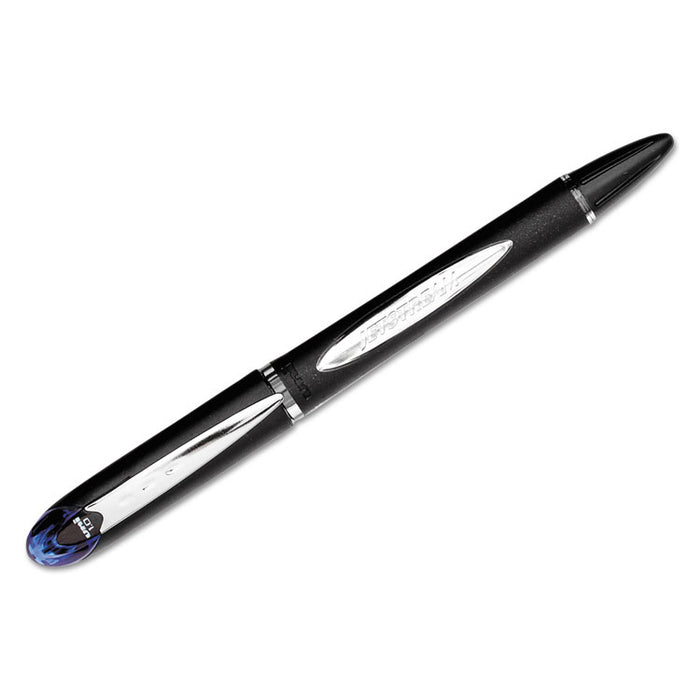 Jetstream Stick Ballpoint Pen, Bold 1mm, Blue Ink, Black Barrel
