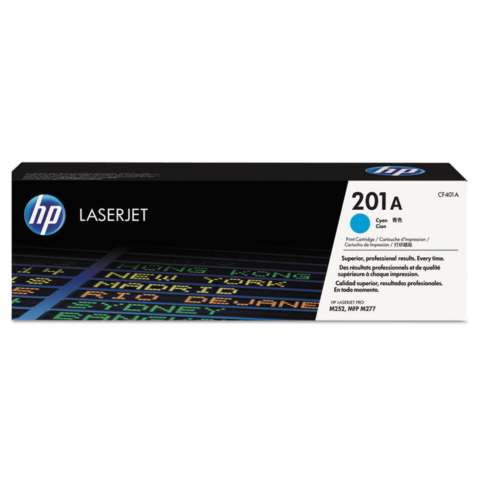 HP 201A, (CF401A) Cyan Original LaserJet Toner Cartridge
