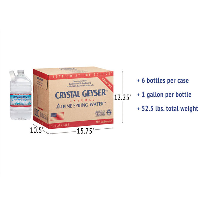 Alpine Spring Water, 1 Gal Bottle, 6/Case, 48 Cases/Pallet