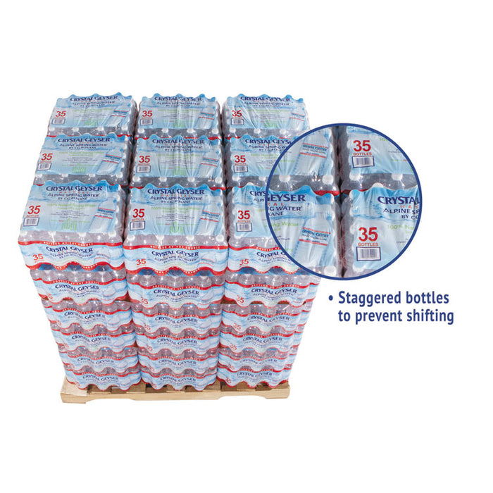 Alpine Spring Water, 16.9 oz Bottle, 35/Case, 54 Cases/Pallet
