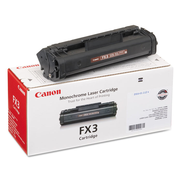 FX3 (FX-3) Toner, 2700 Page-Yield, Black