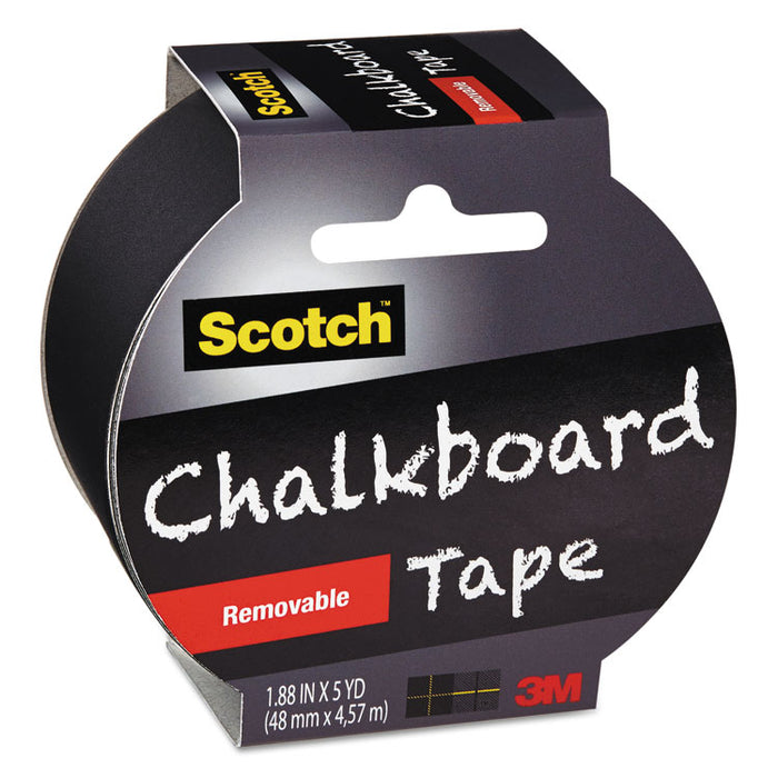 Chalkboard Tape, 3" Core, 1.88" x 5 yds, Black
