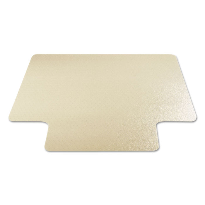EnvironMat Recycled Anytime Use Chair Mat, Med Pile Carpet, 45 x 53 with Lip, Clear