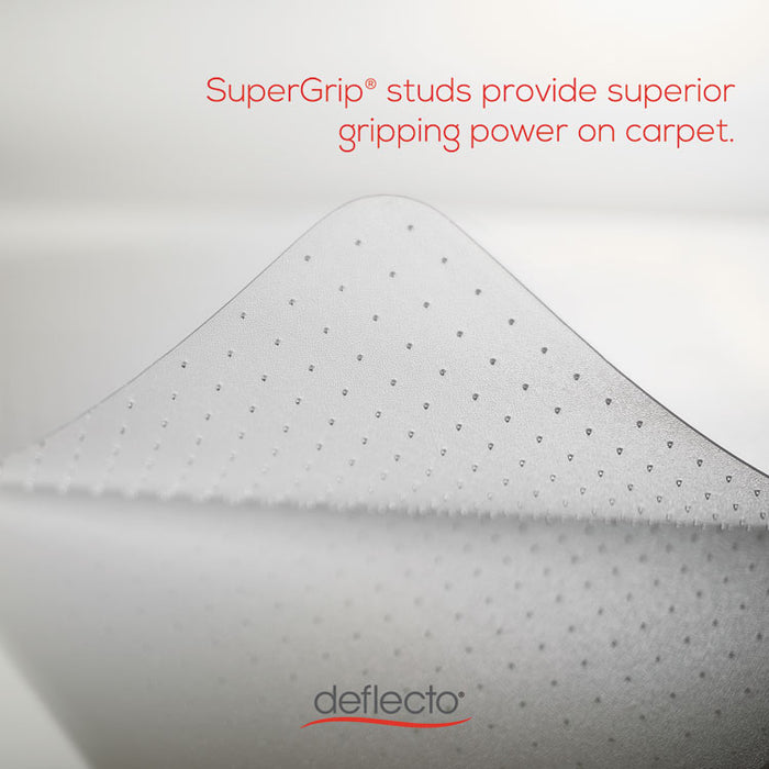 Polycarbonate All Day Use Chair Mat - All Carpet Types, 36 x 48, Rectangular, Clear