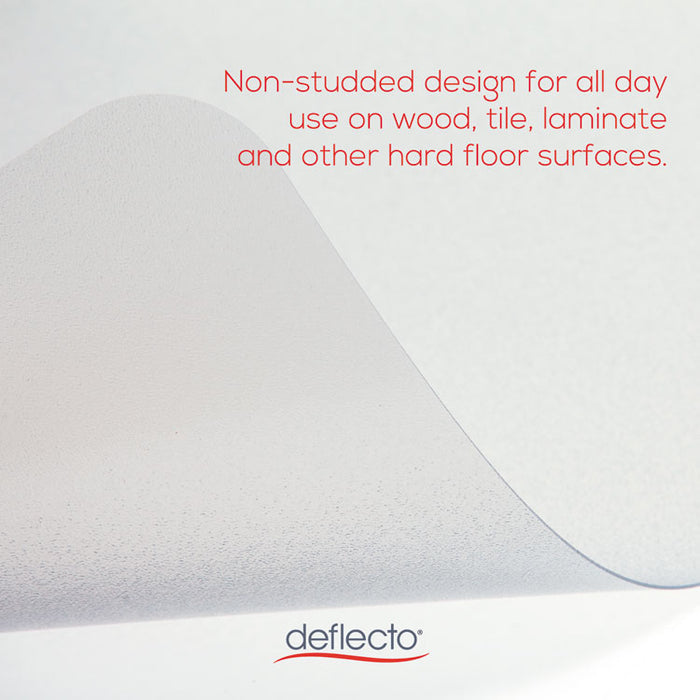 EnvironMat All Day Use Chair Mat for Hard Floors, 46 x 60, Rectangular, Clear