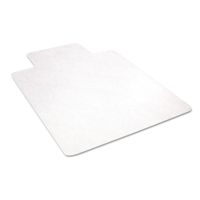 EconoMat All Day Use Chair Mat for Hard Floors, 45 x 53, Wide Lipped, Clear