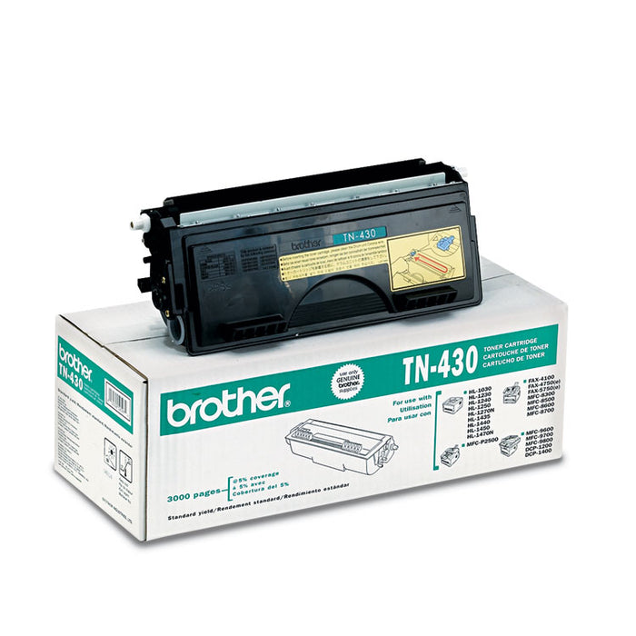 TN430 Toner, 3,000 Page-Yield, Black