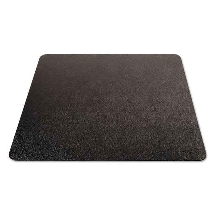 EconoMat All Day Use Chair Mat for Hard Floors, 45 x 53, Rectangular, Black