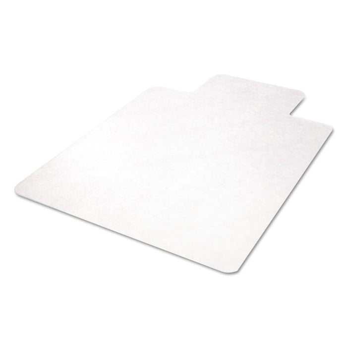 EconoMat All Day Use Chair Mat for Hard Floors, 36 x 48, Lipped, Clear