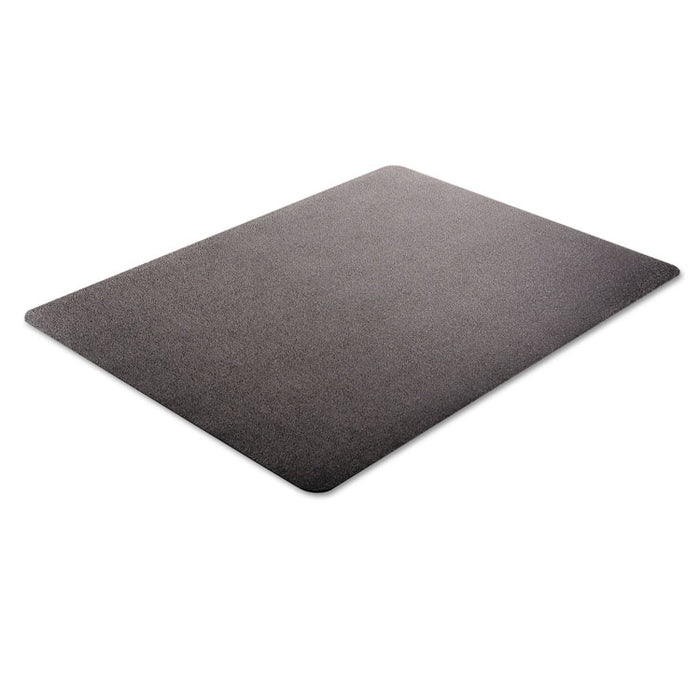 EconoMat All Day Use Chair Mat for Hard Floors, 45 x 53, Rectangular, Black