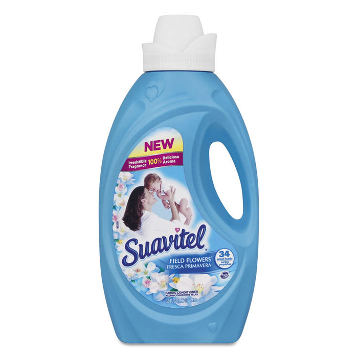 Suavitel Fabric Softener, Field Flowers Scent, 50 oz Bottle