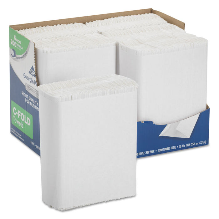 Professional Series Premium Paper Towels, C-Fold, 10 x 13, 200/Bx, 6 Bx/Carton