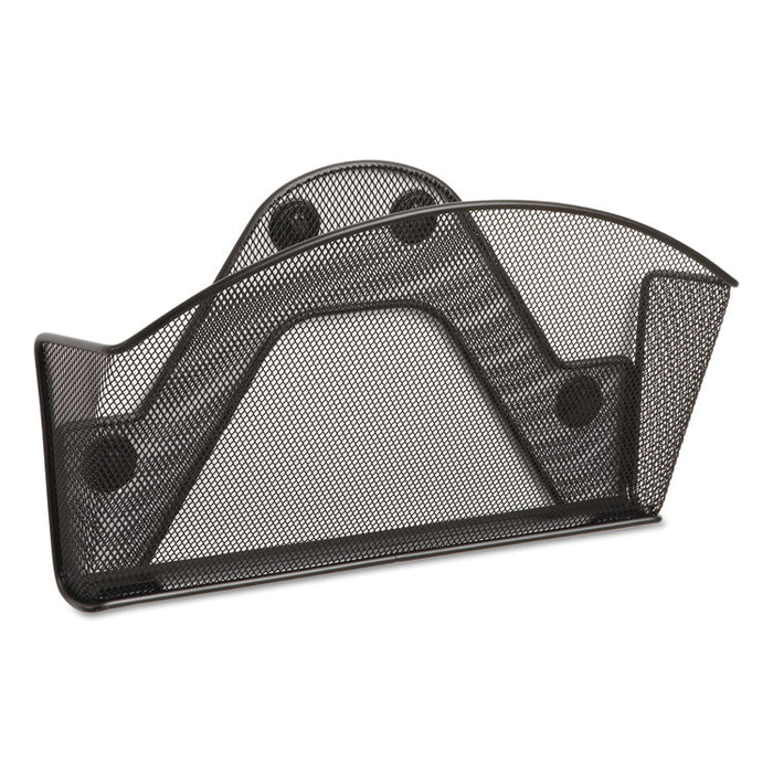 Onyx Magnetic Mesh Panel Accessories, Single File Pocket, Black