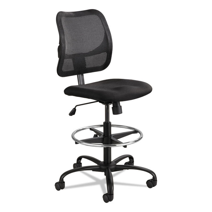 Vue Series Mesh Extended-Height Chair, 33" Seat Height, Supports up to 250 lbs., Black Seat/Black Back, Black Base