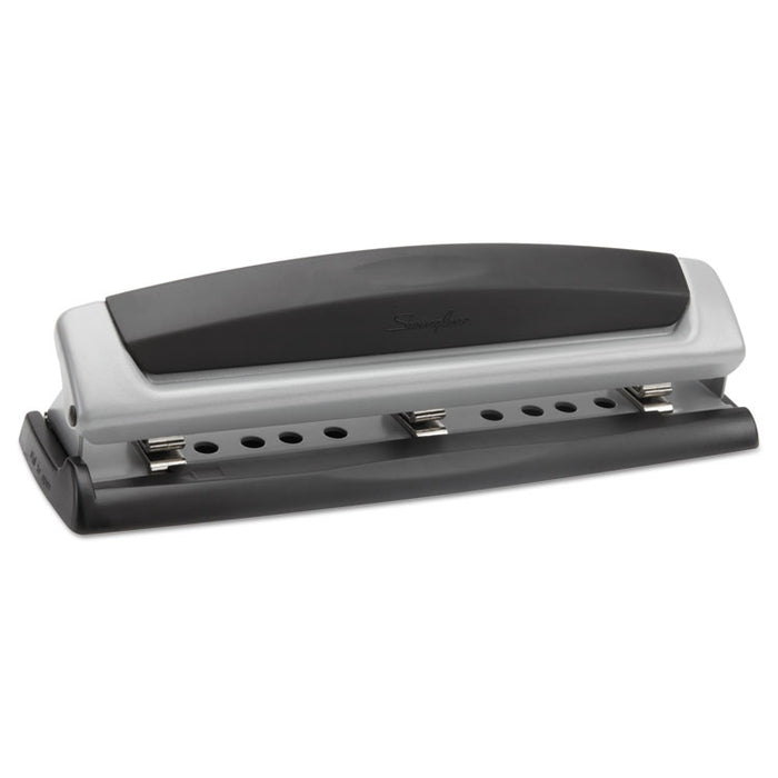 10-Sheet Precision Pro Desktop Two-to-Three-Hole Punch, 9/32" Holes