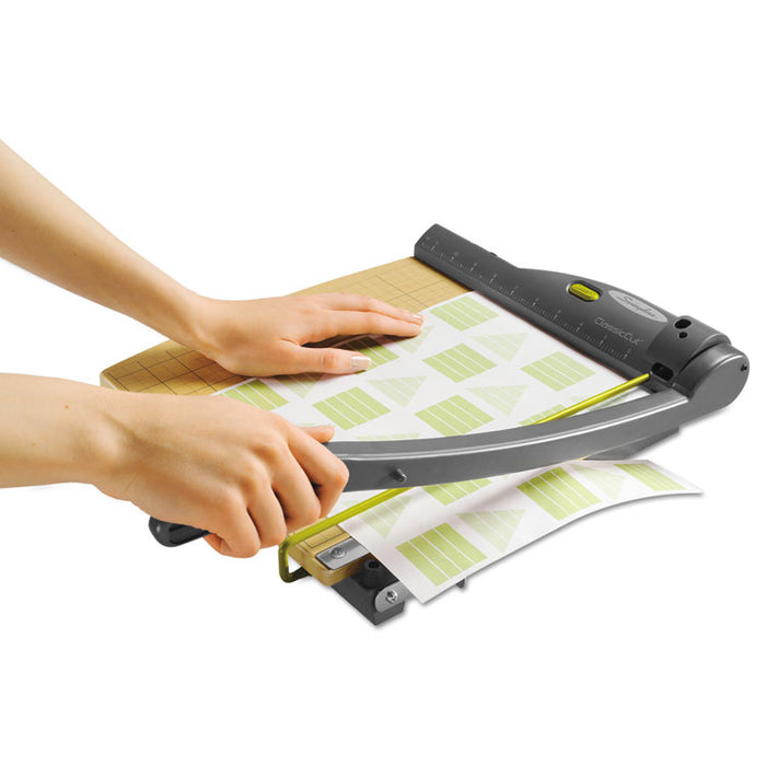 ClassicCut 15-Sheet Laser Trimmer, Metal/Wood Composite Base,12 x 12