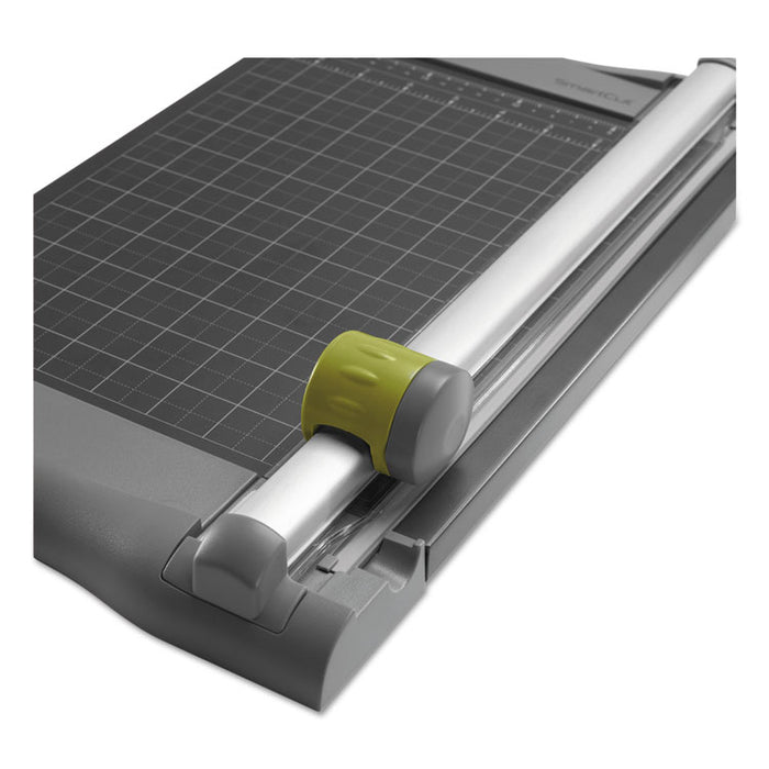 SmartCut Pro Metal 10-Sheet Rotary Trimmer, Metal Base, 10 1/4 x 17 1/4