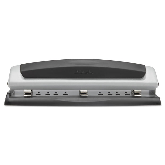 10-Sheet Precision Pro Desktop Two-to-Three-Hole Punch, 9/32" Holes