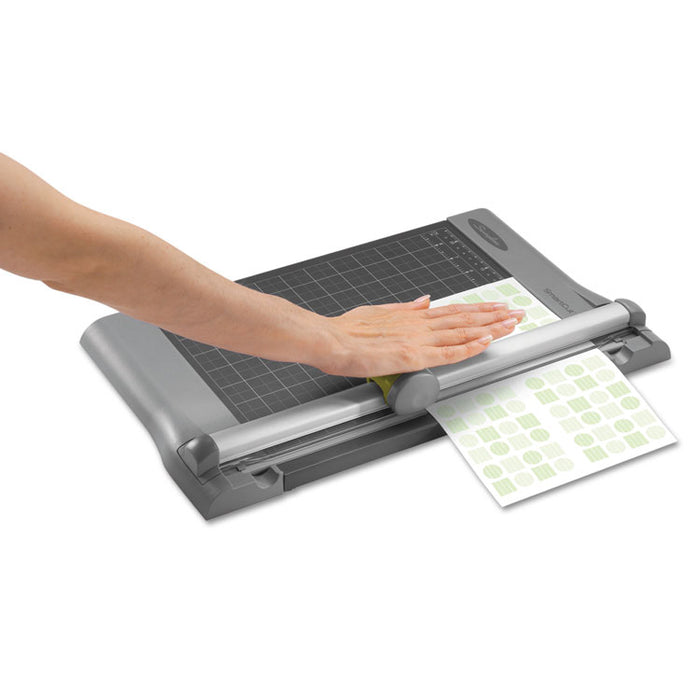 SmartCut Pro Metal 10-Sheet Rotary Trimmer, Metal Base, 10 1/4 x 17 1/4