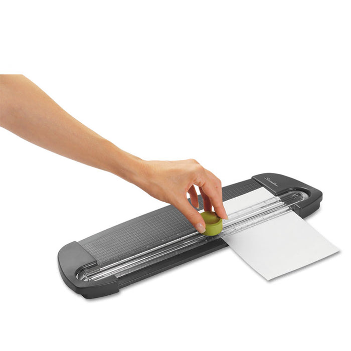 SmartCut Compact Personal Rotary Trimmer, 5 Sheets, Plastic Base, 5 x 16 1/2