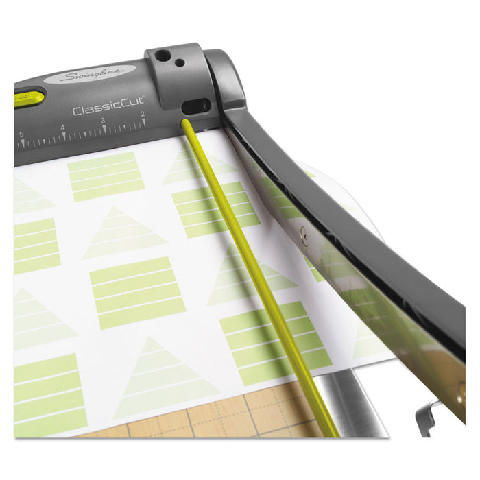 ClassicCut 15-Sheet Laser Trimmer, Metal/Wood Composite Base,12 x 12