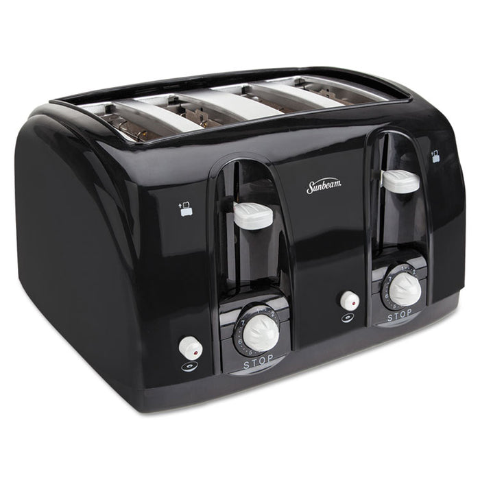 Extra Wide Slot Toaster, 4-Slice, 11.75 x 13.38 x 8.25, Black