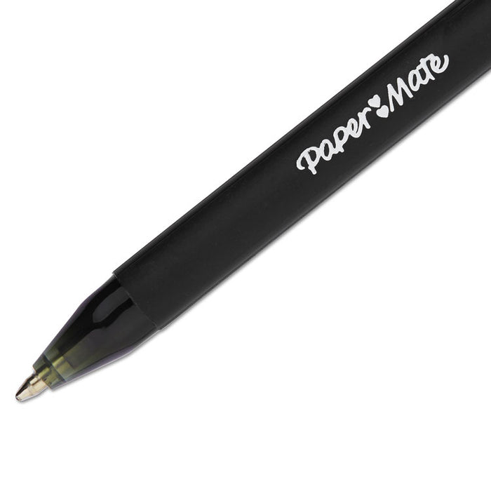 ComfortMate Ultra Retractable Ballpoint Pen, 0.8mm, Black Ink/Barrel, Dozen