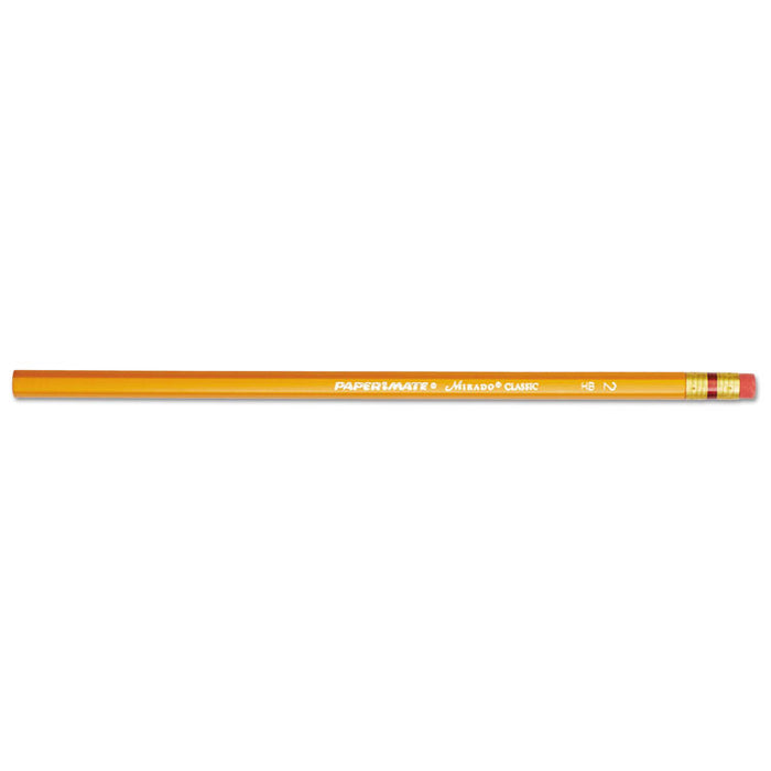 Mirado Pencil, HB (#2), Black Lead, Yellow Barrel, Dozen
