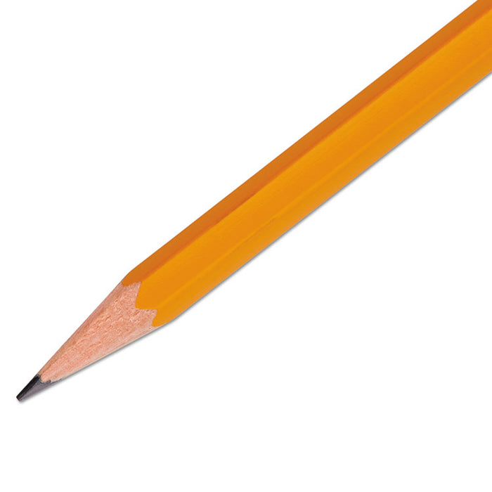 Mirado Pencil, F (#2.5), Black Lead, Yellow Barrel, Dozen