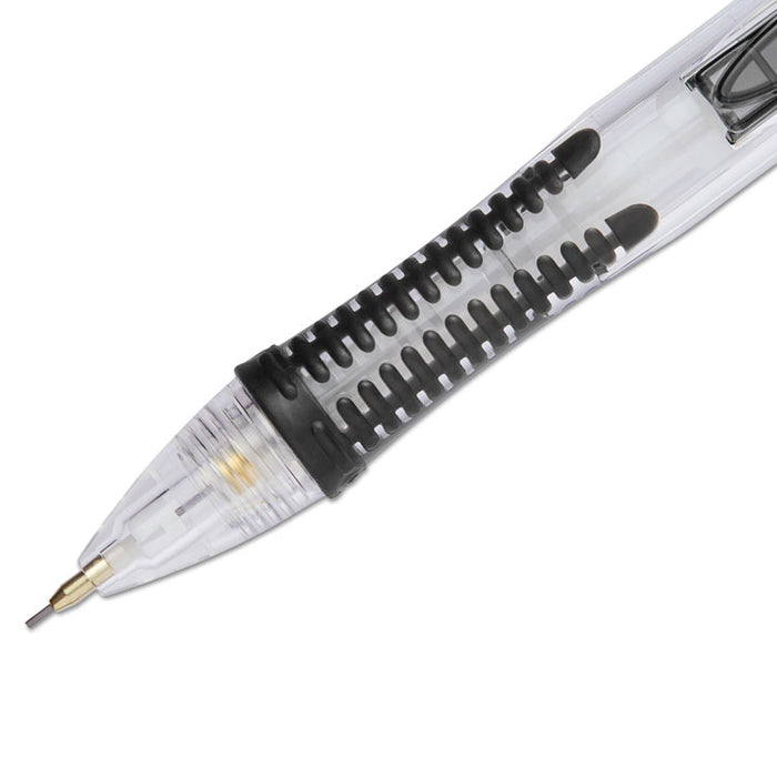 Clear Point Mechanical Pencil, 0.5 mm, HB (#2.5), Black Lead, Black Barrel