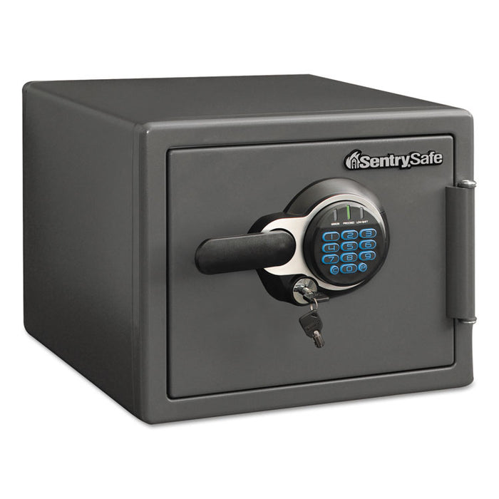 Fire-Safe with Digital Keypad Access, 0.8 cu ft, 16.3w x 19.3d x 13.7h, Black
