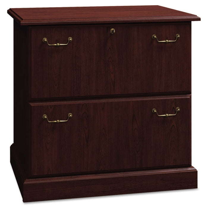 Syndicate Collection Two-Drawer Lateral File, 31.88w x 23.25d x 20.75h, Harvest Cherry
