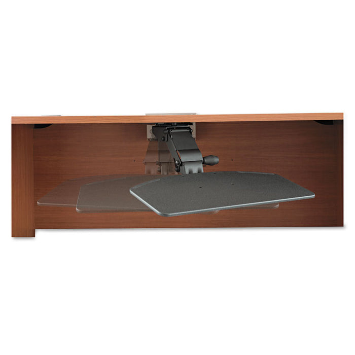 Articulating Keyboard Tray Accessory, 24.63w x 22.25d, Galaxy