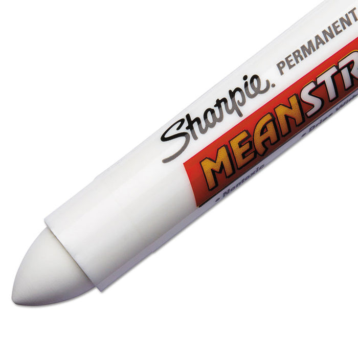 Mean Streak Marking Stick, Broad Bullet Tip, White