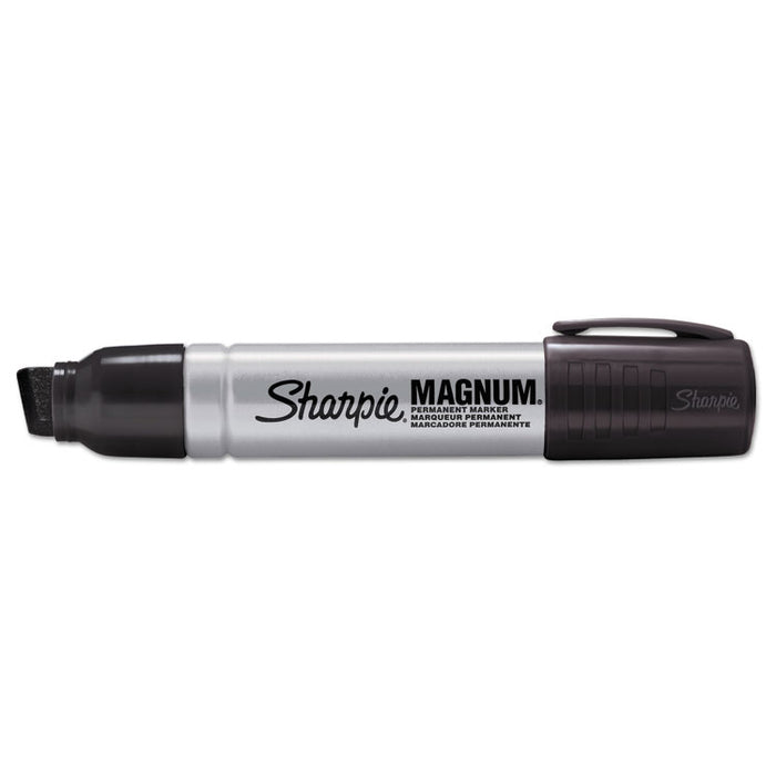 Magnum Permanent Marker, Broad Chisel Tip, Black