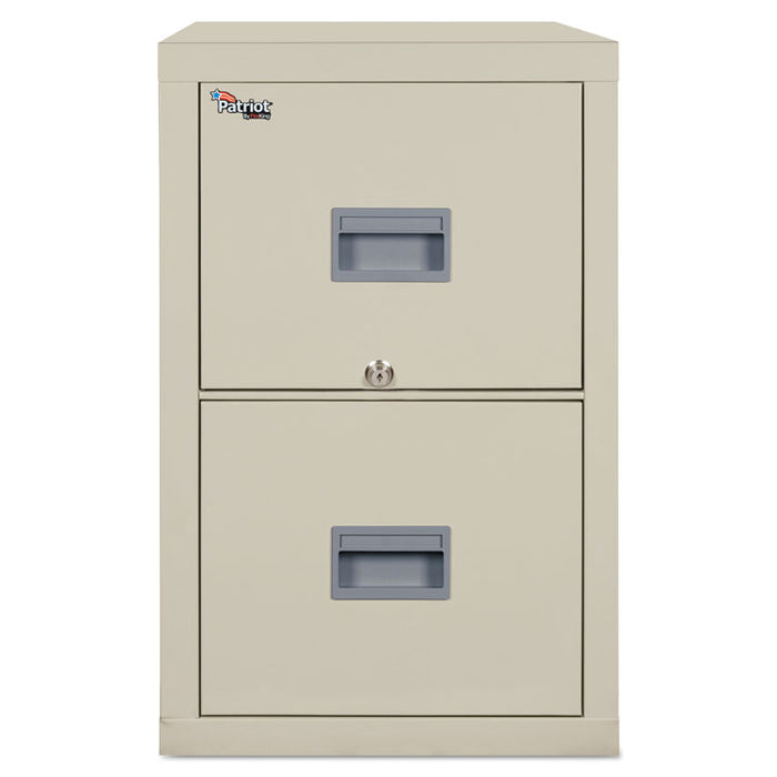 Patriot Insulated Two-Drawer Fire File, 17.75w x 25d x 27.75h, Parchment