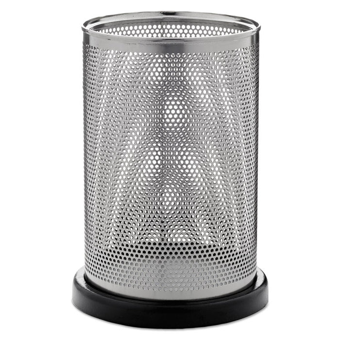 Distinctions Jumbo Pencil Cup, 4 1/2 dia. x 6 1/2, Metal/Black