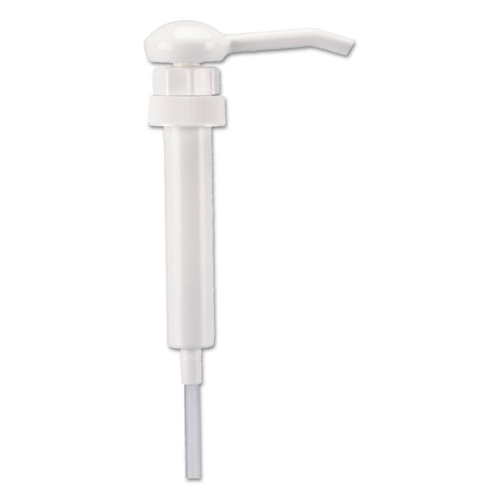 Siphon Pump, 1 oz/Pump, Plastic, White, 12" Tube, 12/Carton for 1 Gallon Bottles