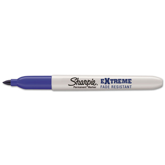 Extreme Marker, Fine Bullet Tip, Blue, Dozen