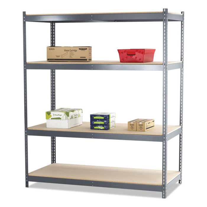 Steel Pack Archival Shelving, 69w x 33d x 84h, Gray
