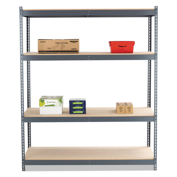 Steel Pack Archival Shelving, 69w x 33d x 84h, Gray