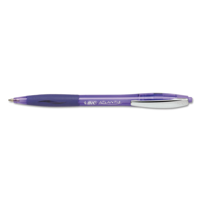 GLIDE Ballpoint Pen, Retractable, Medium 1 mm, Assorted Ink and Barrel Colors, 4/Pack