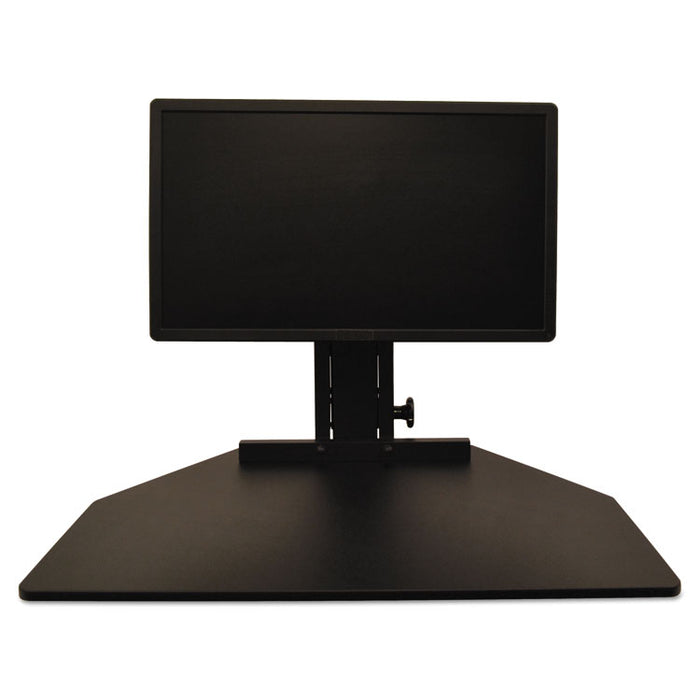 High Rise Standing Desk Workstation, 28w x 23d x 15.5h, Black