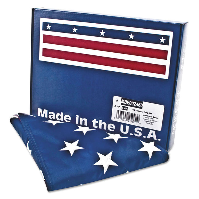 All-Weather Outdoor U.S. Flag, 60" x 36", Heavyweight Nylon