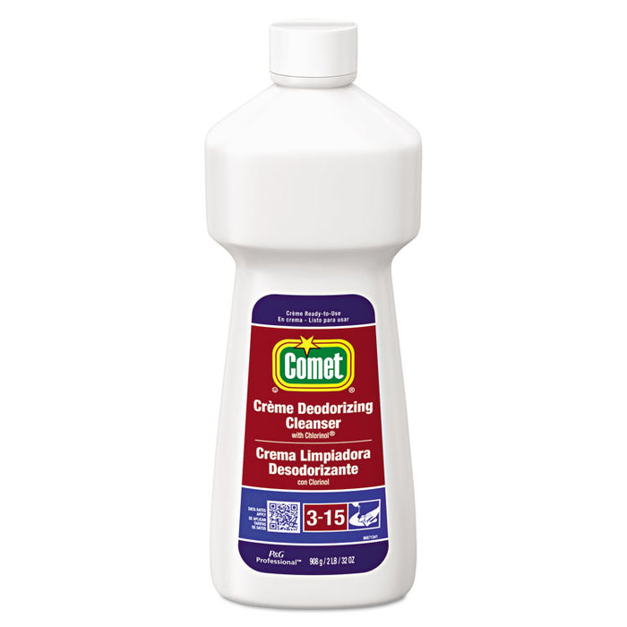 Creme Deodorizing Cleanser, 32 oz Bottle, 10/Carton