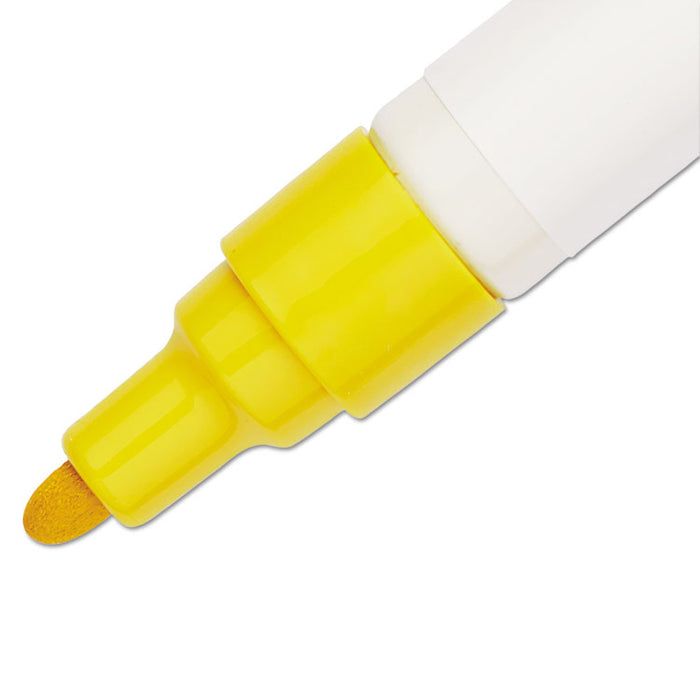 Permanent Marker, Medium Bullet Tip, Yellow