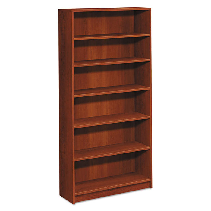 1870 Series Bookcase, Six-Shelf, 36w x 11.5d x 72.63h, Cognac